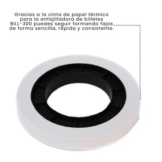 Foto 5 | Foto 5 | Rollo de Cinta Papel Térmico Arcoshop para Enfajilladora de Billetes