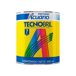 Foto 1 | Foto 1 | Esmalte Alquidalico Acuario 250 Ml Blanco Mate (tecnobril)