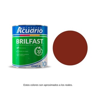Foto 1 | Foto 1 | Pintura Esmalte Bril Fast Rojo Oxido 4lt.