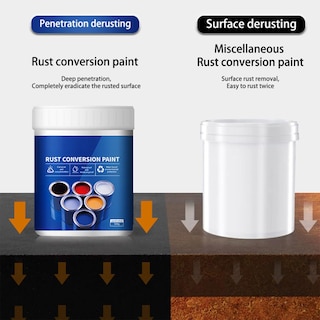 Foto 4 | Foto 4 | Pintura Rust Converter Resistente A La Intemperie Para Metal, 300 G, Negra - Venta Internacional.