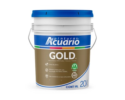 Foto 1 | Foto 1 | Pintura Acrílica Acuario Gold Acuario 19 L