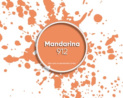 Foto 2 | Foto 2 | Pintura Vinil Acrílica Lavable Pinturas Acuario 19 L Color Mandarina
