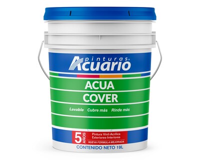 Foto 3 | Foto 3 | Pintura Vinil Acrílica Lavable Pinturas Acuario Acua Cover 3 Años 19 Litros Exteriores Interiores Color Rojo oxido