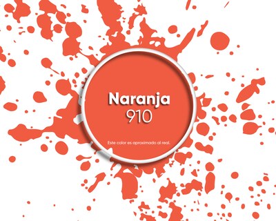 Foto 2 | Foto 2 | Pintura Vinil Acrílica Lavable Pinturas Acuario Color Naranja 19 L