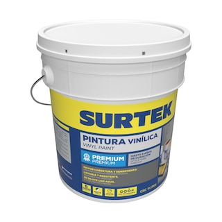 Foto 1 | Foto 1 | Cubeta De Pintura Vinílica Premium 19 Lt Color Marfil Surtek