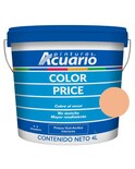 Galon De Pintura Vinilica Lavable Acuario Color Price 4lt - Color Mandarina