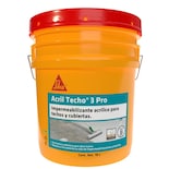 Impermeabilizante Acril Techo 3 Pro Blanco Cubeta 18 L Sika