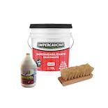 Impermeabilizante Impercaucho Terracota 19 L + Cepillo y Sellador