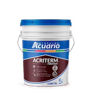 Foto 1 | Foto 1 | Impermeabilizante Acriterm Blanco Fibratado 5 AÑOS 19LT.