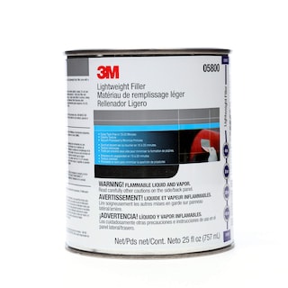 Foto 1 | Foto 1 | Body Filler 3m 05800, Ligero, 1 Litro, Blanco, Para Automóviles - Venta Internacional.