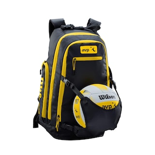 Foto 1 | Foto 1 | Mochila Para Voleibol De Playa Wilson Avp Negro/amarillo - Venta Internacional.