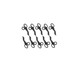 Tijera de Botón Uso Rudo Paramédico 10 Piezas Negras