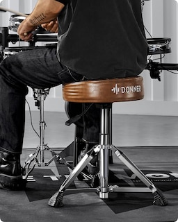 Foto 6 | Foto 6 | Drum Throne Donner Dt-150 Professional Hydraulic Marrón - Venta Internacional.