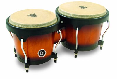 Foto 1 | Foto 1 | Bongos Lpa601 Para Percusión Latina, Madera, Vintage, Sunburst - Venta Internacional.
