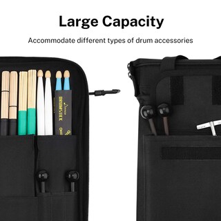 Foto 4 | Foto 4 | Funda Para Baquetas Donner De Gran Capacidad, Color Negro Oxford - Venta Internacional.