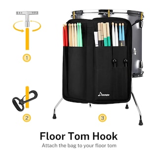 Foto 5 | Foto 5 | Funda Para Baquetas Donner De Gran Capacidad, Color Negro Oxford - Venta Internacional.