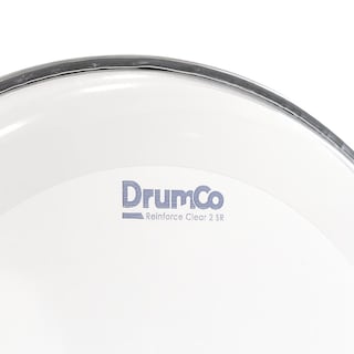 Foto 2 | Foto 2 | Parche para Batería Reinforce Clear 2 SR de 12” DRUMCO DR-12RCSRW-2P Color Blanco Doble Capa