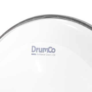 Foto 3 | Foto 3 | Parche para Batería Reinforce Clear 2 SR de 12” DRUMCO DR-12RCSRW-2P Color Blanco Doble Capa