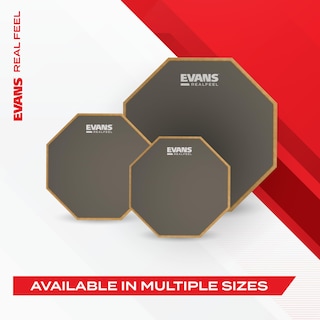 Foto 6 | Foto 6 | Almohadilla De Entrenamiento De Batería Evans Realfeel, Goma De Mascar, 30 Cm - Venta Internacional.