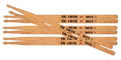 Foto 1 | Foto 1 | Baquetas para Batería Vic Firth P5AT4PK Punta Madera 4 Pares