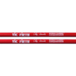 Foto 3 | Foto 3 | Baquetas para Timbal 'Conquistador' Alex Acuña Vic Firth SAA Rojas Serie World Classic