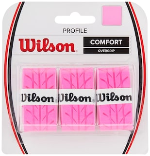 Foto 1 | Foto 1 | Tennis Overgrip Wilson Profile, Paquete De 3, Color Rosa - Venta Internacional.