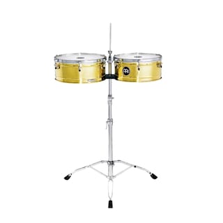 Foto 1 | Foto 1 | Timbales 14 Y 15 Pulgadas Laton Con Soporte Meinl Lc1-brass