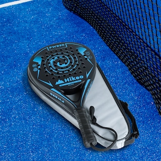 Foto 7 | Foto 7 | Pala De Padel Con 3 Pelotas Funda Grip Raqueta 100% Fibra De Carbono, Hikeo, Azul, 83696-bu