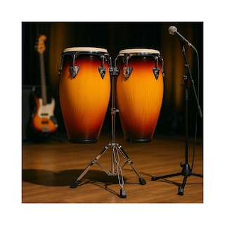 Foto 5 | Foto 5 | Set Congas 11 Y 12 Pulgadas Con Soportes Parche De Cuero Audiotek