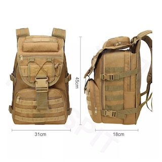 Foto 3 | Foto 3 | Mochila Táctica Militar Backpack Campismo Ciclismo Eo Safe Imports Esi-11857 Beige