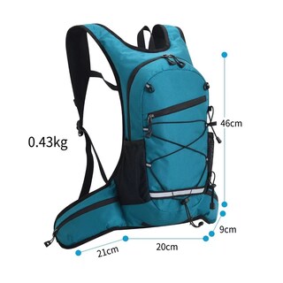 Foto 3 | Foto 3 | Mochila Hidratación Campismo Y Ciclismo Con Bolsa Agua Eo Safe Imports Esi-11878  Azul