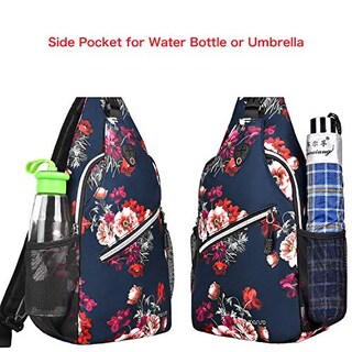 Foto 6 | Foto 6 | Mochila Tipo Bandolera Mosiso Para Viajes Y Senderismo, Color Azul Cottonrose - Venta Internacional.