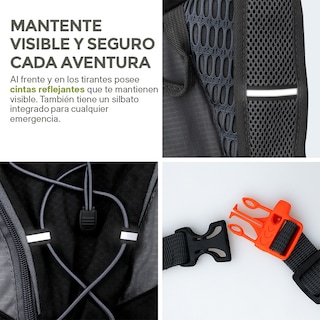 Foto 6 | Foto 6 | Mochila de Hidratacion Sport 2 Litros Hikeo 83978-bl Negra