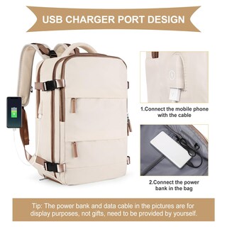 Foto 4 | Foto 4 | Mochila de Viaje Coowoz Impermeable Unisex - Venta Internacional