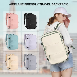 Foto 7 | Foto 7 | Mochila de Viaje Coowoz Impermeable Blanca Unisex - Venta Internacional