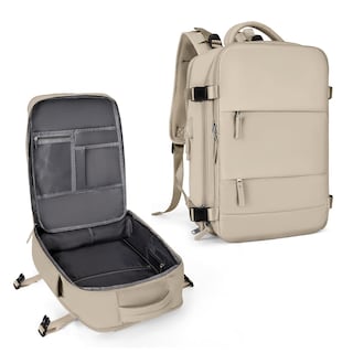 Foto 1 | Foto 1 | Mochila Impermeable de Viaje Coowoz color Caqui Unisex - Venta Internacional