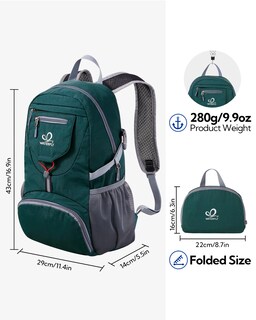 Foto 3 | Foto 3 | Mochila Waterfly Pequeña, Ligera Y Plegable De 20 Litros Para Viajes - Venta Internacional.