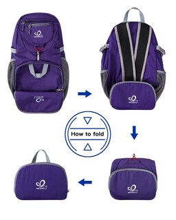 Foto 6 | Foto 6 | Mochila Waterfly Pequeña, Ligera Y Plegable De 20 Litros Para Viajes - Venta Internacional.