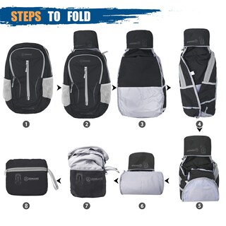 Foto 6 | Foto 6 | Mochila Zomake Ultraligera Y Plegable De 25 Litros Para Viajes - Venta Internacional.