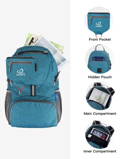 Foto 4 | Foto 4 | Mochila Waterfly Pequeña, Ligera Y Plegable De 20 Litros Para Viajes - Venta Internacional.