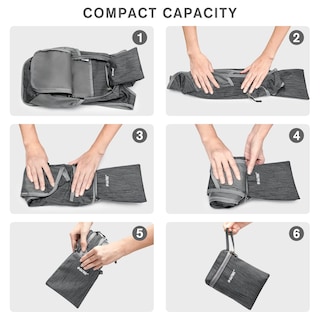 Foto 6 | Foto 6 | Mochila De Senderismo G4free Ligera De 10 L/15 L, Plegable E Impermeable - Venta Internacional.