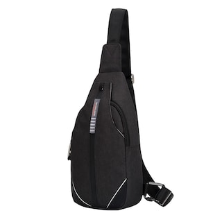 Foto 1 | Foto 1 | Mochila Bandolera Waterfly Antirrobo Para Viajes Y Senderismo, Color Negro - Venta Internacional.
