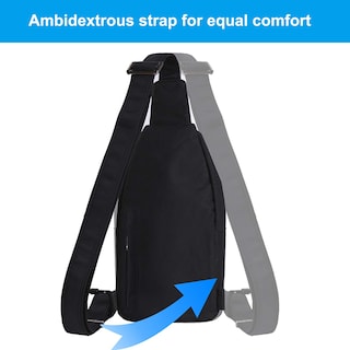 Foto 4 | Foto 4 | Mochila Bandolera Waterfly Antirrobo Para Viajes Y Senderismo, Color Negro - Venta Internacional.