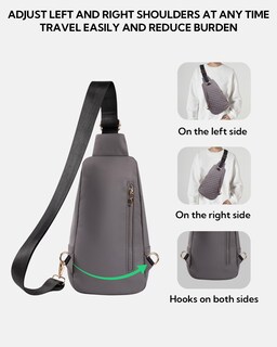 Foto 6 | Foto 6 | Mochila Tipo Bandolera Waterfly, Moderna Bolsa De Pecho Para Mujeres Y Hombres - Venta Internacional.