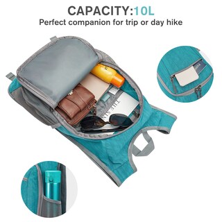 Foto 3 | Foto 3 | Mochila De Senderismo G4free Ligera De 10 L/15 L, Plegable E Impermeable - Venta Internacional.