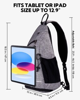 Foto 2 | Foto 2 | Mochila Bandolera Waterfly De 18 Litros Para Tableta De 9,7 Pulgadas - Venta Internacional.