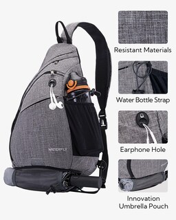 Foto 4 | Foto 4 | Mochila Bandolera Waterfly De 18 Litros Para Tableta De 9,7 Pulgadas - Venta Internacional.