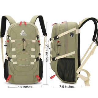 Foto 2 | Foto 2 | Mochila De Senderismo Bseash, Impermeable, 40 L, Con Funda Para Lluvia, Color Verde - Venta Internacional.