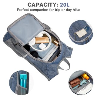 Foto 3 | Foto 3 | Mochila G4free De 20 Litros, Plegable, Ligera, Azul Oscuro - Venta Internacional.