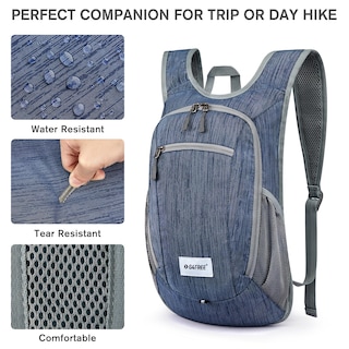 Foto 4 | Foto 4 | Mochila G4free De 20 Litros, Plegable, Ligera, Azul Oscuro - Venta Internacional.